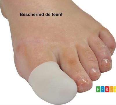 *** Gel Teenbeschermer (soft gel) - S/M - Bescherming - Comfort - van Heble® ***