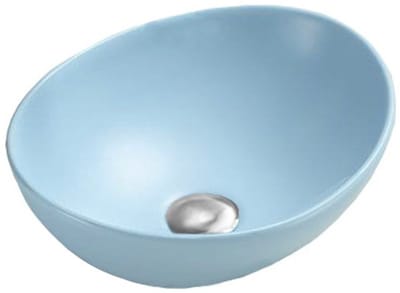 Mexen Elza opbouwwastafel 40 x 33 cm, blauwe mat - 21014049