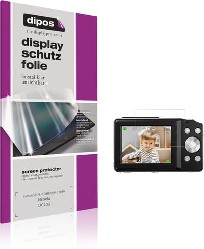 dipos – 4x Beschermfolie geschikt voor Nsoela DC403 | Krasbestendige & heldere Screenprotector Ultra-Thin