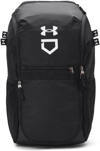 Under Armour Utility Baseball Backpack Print, (003) Black / / White, One Size Fits All