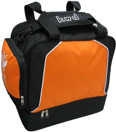 KWD Sporttas schoenenvak Victoria, mt Jr, oranje/zwart