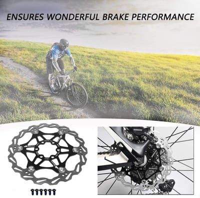 Drijvende fiets remschijf voor mountainbike 160mm 180mm 203mm inclusief bevestigingsmateriaal
