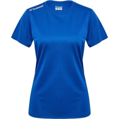 Hummel Damen T-Shirt Hmlrun Jersey S/S Woman True Blue-L