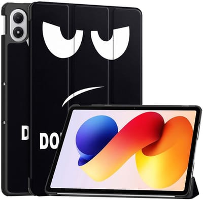 Coverup Tablethoes geschikt voor Xiaomi Redmi Pad 2 Pro Hoesje - Tri-Fold Book Case met Wake/Sleep - Don't Touch
