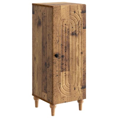 vidaXL - Dressoir - Oud - hout - 33 - x - 34,5 - x - 90 - cm - Bewerkt - hout