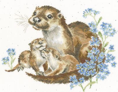 Borduurpakket - Hannah Dale - Otterly Adorable - Bothy Threads - xhd141