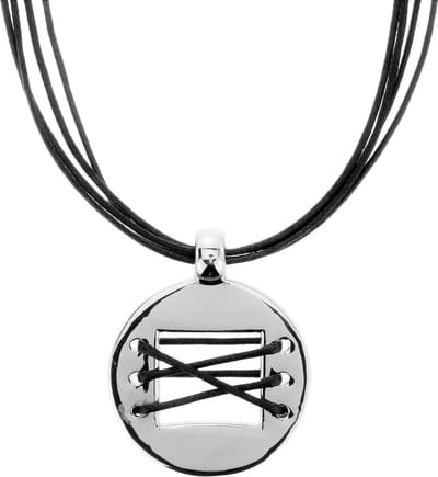 Behave - Ketting met ronde hanger - Abstracte stijl - Urban minimal