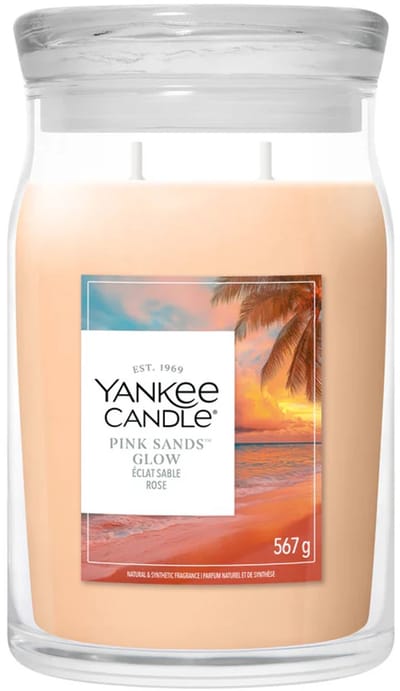 Yankee Candle - Pink Sands Glow Large Jar - tot 80 branduren
