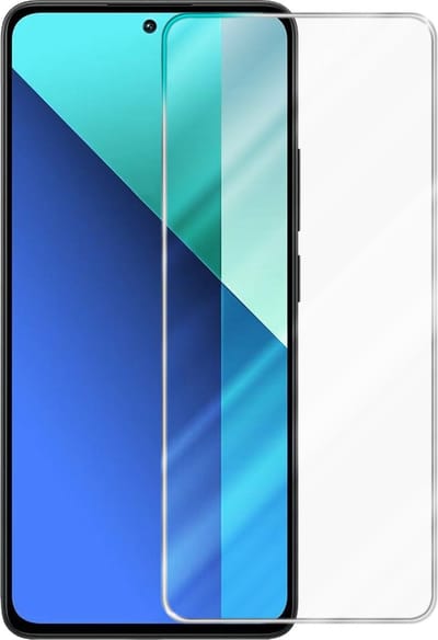 Cadorabo Screenprotector geschikt voor Redmi Note 13 4G - Pantser film Beschermende film in KRISTALHELDER Geharde (Tempered) display beschermglas in 9H hardheid met 3D Touch