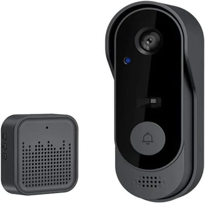 Draadloze Deurbel - Video Camera - Beveiliging Thuis - HD 1080P Video - N.v.t. - Zwart
