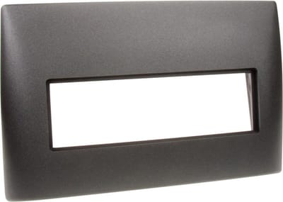 1-DIN Paneel geschikt voor Fiat Stilo (192) 2001-2008 Kleur: Zwart