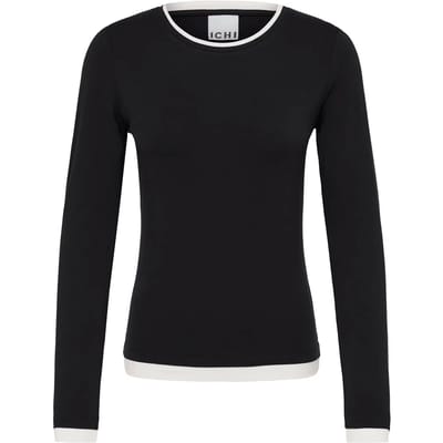 Dames-T-shirt met lange mouwen Ichi IHAstra