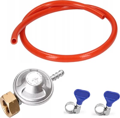 SMH LINE® Drukregelaarset - 30 Mbar - Drukregelaar + Slang Incl. 2 klemmetjes