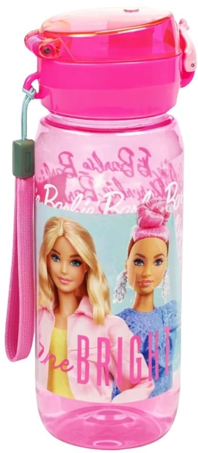 Barbie Shine Bright plastic fles met een haak 600 ml