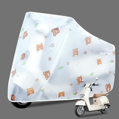Dailygoods- Motorhoes Waterdicht - PEVA Materiaal - Geschikt voor Buiten - UV-Bescherming - 220 x 120 cm - Lichtgewicht en Duurzaam - Motorfietscover