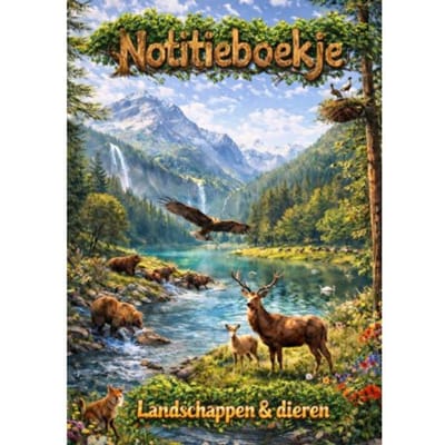 Notitieboekje Landschappen & Dieren. - H. Mourits