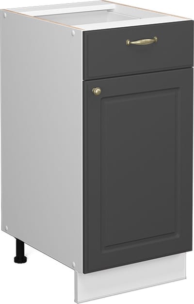 Vicco Fame-Line Halfhoge kast – 40 x 82 cm zonder werkblad Antraciet-goud