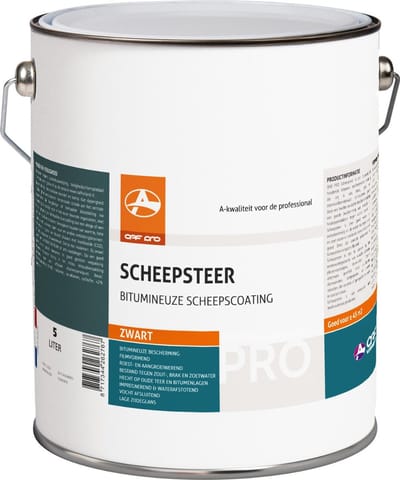 OAF PRO Scheepsteer 5 liter - Voor Onderwatergedeelten van Metalen, Houten, Betonnen en Polyester vaartuigen