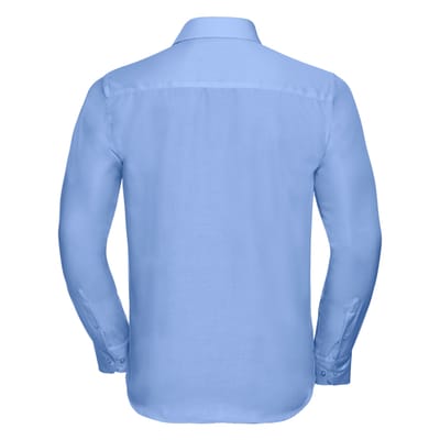 Russell Collection Heren Ultimate Non-Iron Shirt met Lange Mouwen (Heldere lucht)