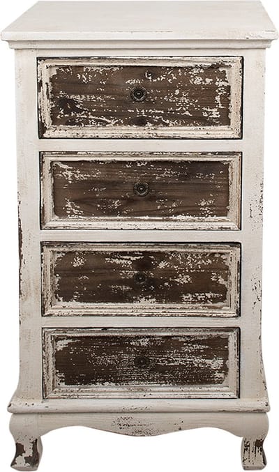 Clayre & Eef Dressoir 44x35x81 cm Beige Hout