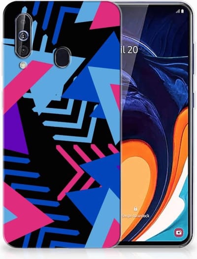 Samsung Galaxy A60 TPU Hoesje Funky Triangle