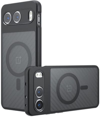 Coverup Hoesje - Geschikt voor OnePlus Nord 4 Hoesje - Coverup Mat Transparante Back Cover met Camera Cover - MagSafe Compatible - Zwart