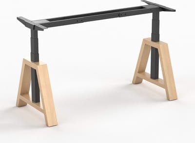 Worktrainer - OakDesk Zit Sta Bureau - Hoogte 73,5 - 137,5 cm - Breedte 102 - 170 cm – Wit/Wit - Memory bediening - In Hoogte Verstelbaar Bureau Onderstel - Elektrisch Frame