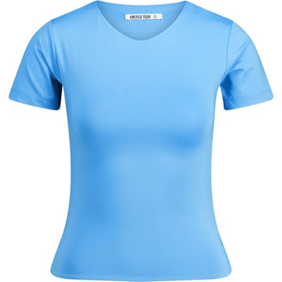 America Today Evy Liberty Blue Size: XS | T-Shirts Outlet | Dames | Blauw