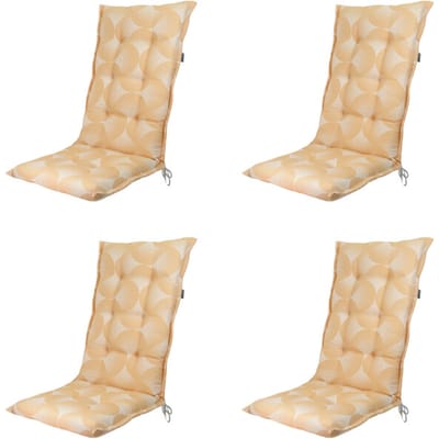 Madison kussen hoge rug napels - 123x50x5cm set van 4