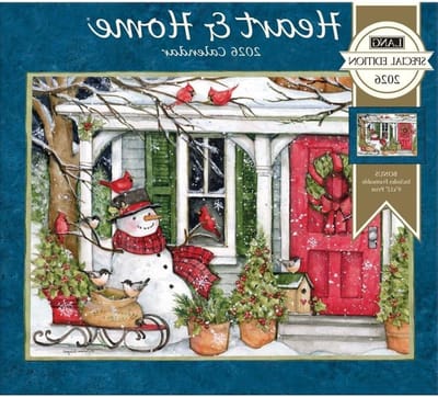 Wandkalender 2026 - Jaarkalender Muur - Planning en Decoratie - Rustige Huis- en Tuinscènes - 3175 x 3556 cm - Multicolor