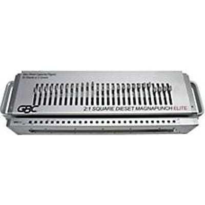 GBC Elite 2:1 draadponsgereedschap, vierkant - compatibel met Magnapunch Elite, wissel <1 min, professioneel ponspatroon