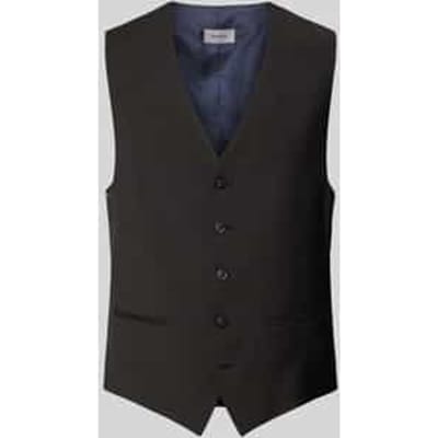 Regular fit gilet van scheerwolmix, model 'HUGO'