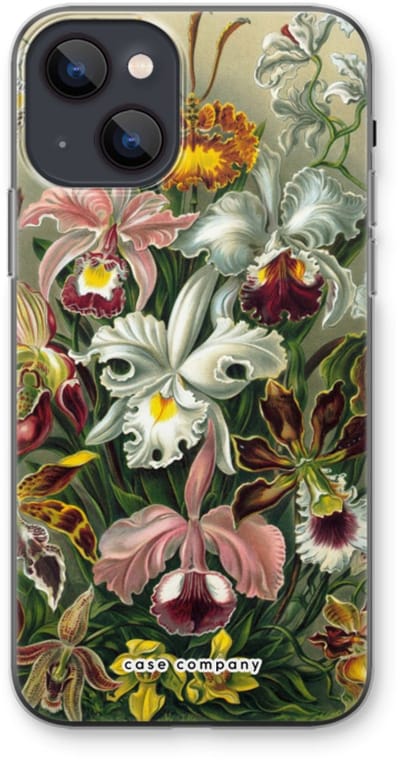 Case Company® - Hoesje geschikt voor iPhone 13 mini hoesje - Haeckel Orchidae - Soft Cover Telefoonhoesje - Bescherming aan alle Kanten en Schermrand