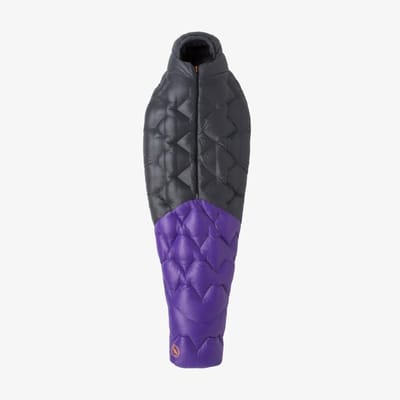 Big Agnes Fly Creek UL 25 (850 RDS DownTek) Slaapzak (Maat - R, Kleur - Asphalt/Royal Purple)