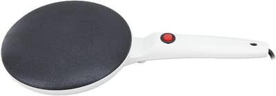 Elektrische Crêpemachine - Pannenkoekenmaker Crêpepan - Ontbijt Maken - Automatische Temperatuurregeling - 20 cm - Zwart
