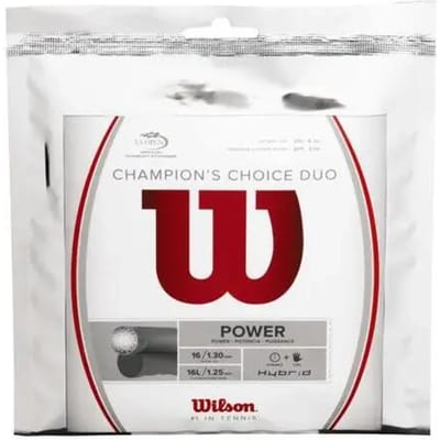 Wilson Champions Choice Duo, silber Set snaren 12,2m