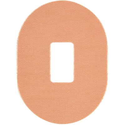 Sportsensor zelfklevende patch, unisex, voor mannen en vrouwen, ademend katoen, voor het bevestigen van de sensor. beige