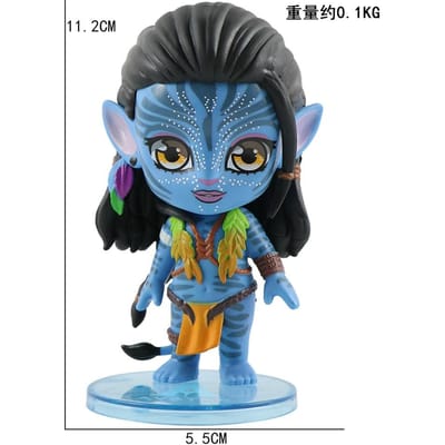 Avatar 2 Neytiri en Jake Sully PVC Figuur Model Kleine Beeldjes Verzamelingen Bureau Decoraties Poppen Modellen Decoraties Cadeaus Brand new in stock black