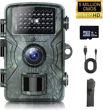 Equivera Wildcamera - Wildcamera met Nachtzicht - Wildcamera's - Wildcamera met Nachtzicht en Wifi - Wildlife Camera's - Wild Camera - Buitencamera met Nachtzicht - Wildcamera voor Buiten - Wildcamera met Sensor