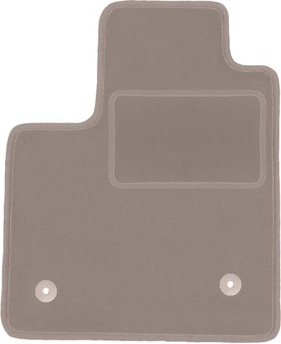 Beige bestuurdersmat voor: Ford Focus MK4 hatchback, sedan, stationwagen, Turnier, Turnier Active (2018-)
