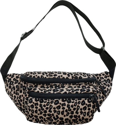 Heuptas - Luipaard Taupe | Polyester / Nylon | 30 x 14 x 7 cm | Fashion Favorite
