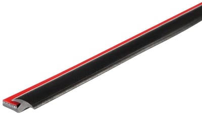 EPDM Dichtingsrubber - Afwerking Rubber Schuimtape - Auto Beschermen - Met Acryl Tape - 0.227" Hoogte x 25' Lengte - Zwart