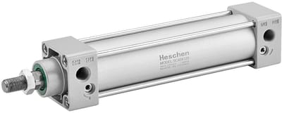 Dailygoody - Pneumatische Standaard Cilinder - Dubbel Handelend - 40mm Bore - 125mm Stroke - PT1/4 Poort - Voor Industrie - Geschikt voor Diverse Toep...