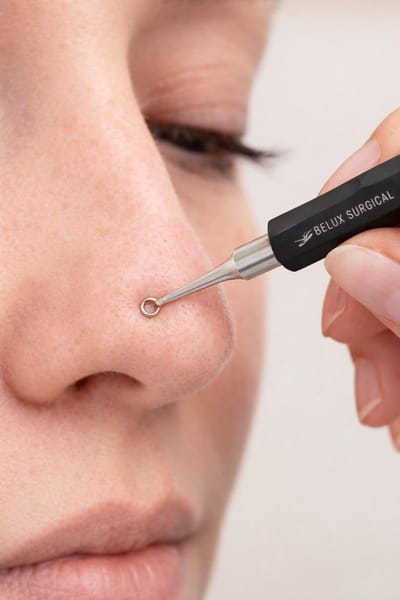 Belux Surgical Instruments / Comedonenlepel – Blackhead Remover – Dubbelzijdig – RVS – Poriënreiniger – Acne Tool