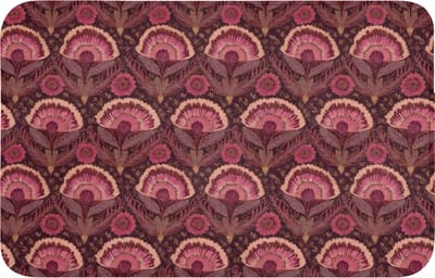 Badmat 80x50 cm - Antislip - Antiek - Bloemen - Kleurrijk - Badmatten voor badkamer - Badkamermat - Douchemat - Badkamer mat
