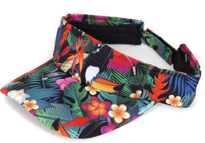 Hawaii Zonneklep - Toekan Print - Strandfeest - Volwassenen