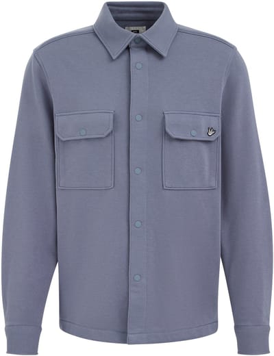 WE Fashion Heren regular fit gebreid overshirt