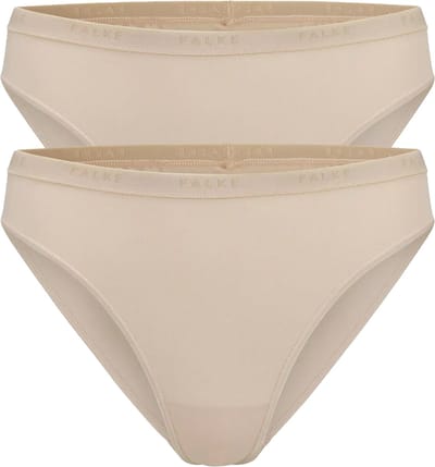 FALKE Daily Comfort Multipack ademend katoen broek van onderlaag dames beige - maat XS