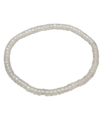 Bergkristal spacer armband