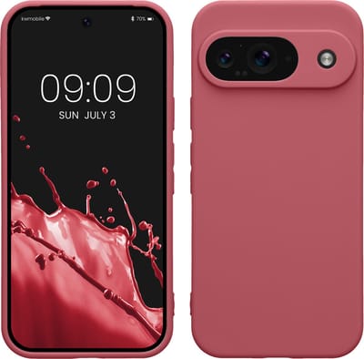 kwmobile telefoonhoesje geschikt voor Google Pixel 9 - Hoesje voor smartphone - Precisie camera uitsnede - In donkerroze